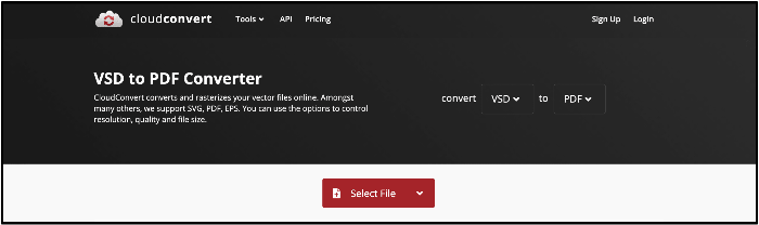 Visio-Datei hochladen