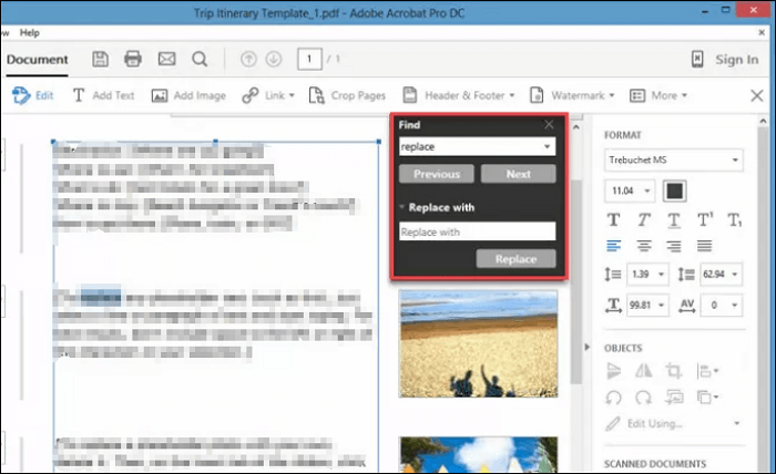 Text in einem PDF finden und ersetzen - Adobe Acrobat Pro DC