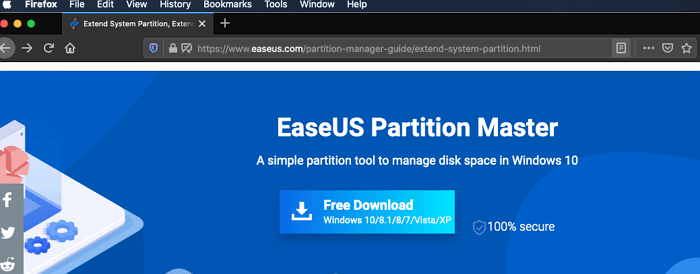Speichern einer Webseite als PDF-Datei auf dem Mac - Webseite öffnen