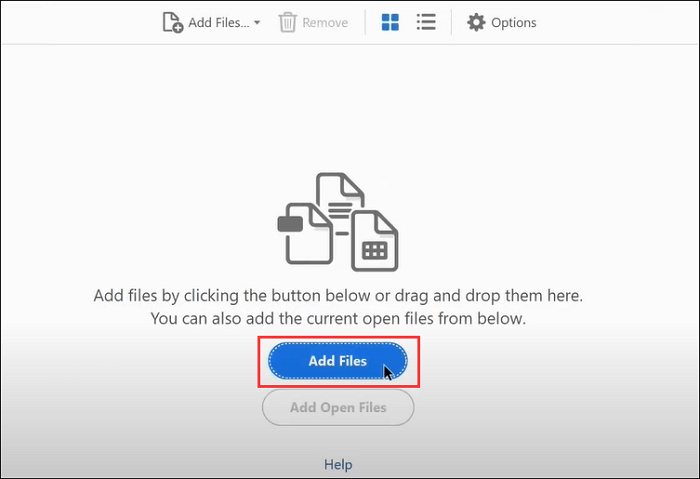 PDF-Dateien mit Adobe Acrobat zusammen - Datei importieren