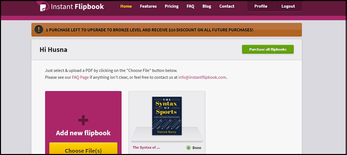 PDF zu Flipbook konvertieren - Instant Flipbook
