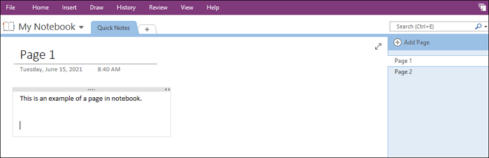 OneNote in Bearbeitungsmodus öffnen