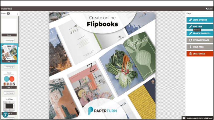 PDF zu Flipbook konvertieren - PaperTurn
