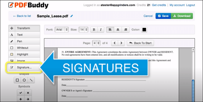 PDF-Editor ohne Wasserzeichen - PDF Buddy