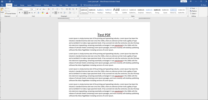 PDF-Dokumente zu Publisher-Dateien konvertieren - Microsoft Word