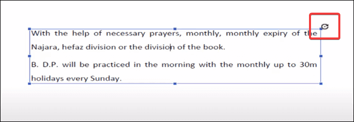 Text in PDF mit Adobe drehen