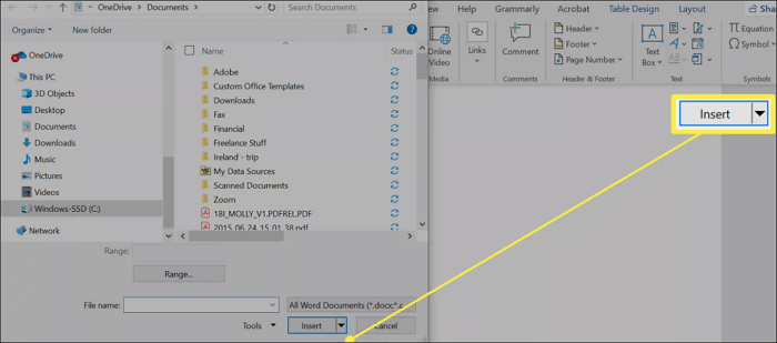 PDF-Datei auswählen