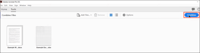 Zusammenführen bestätigen