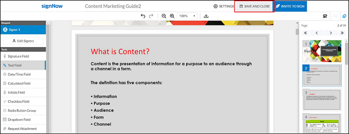 PDF-Datei schließen