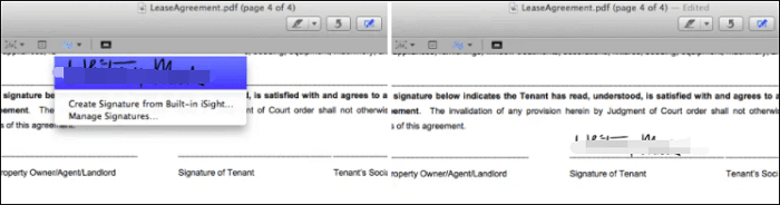 Bearbeitete Datei auf Mac speichern