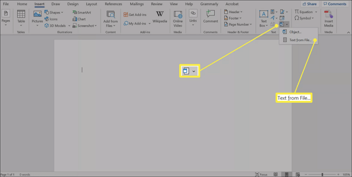 Text aus Datei auswählen