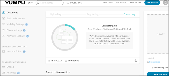 PDF zu Flipbook konvertieren - Yumpu