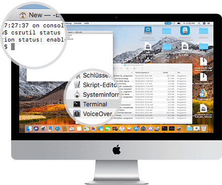 Type in csrutil status to see if the SIP has been disabled on your Mac