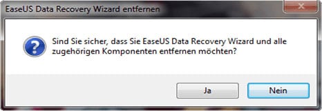 uninstall easeus software