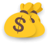 Symbol für große Bargeldprämie