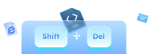 Mit Shift gelöscht