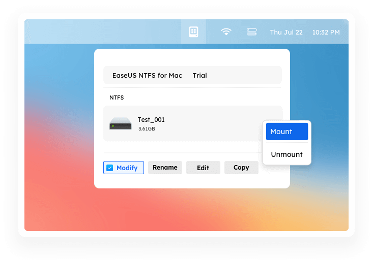 NTFS for Mac Lesen und Schreiben von NTFSFestplatten auf EaseUS