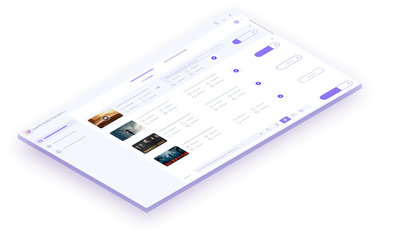 Schnittstelle von EaseUS Video Converter